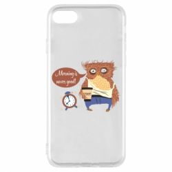 Чехол для iPhone 7 Morning is never good - PrintSalon