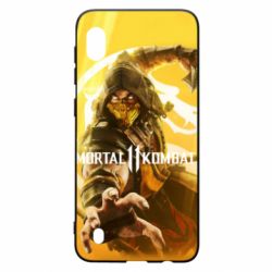 Чехол для Samsung A10 Mortal kombat 11 Scorpio-PrintSalon Чехол для Samsung A10 Mortal kombat 11 Scorpio