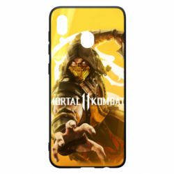 Чехол для Samsung A20 Mortal kombat 11 Scorpio - PrintSalon