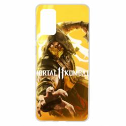 Чехол для Samsung S20+ Mortal kombat 11 Scorpio-PrintSalon Чехол для Samsung S20+ Mortal kombat 11 Scorpio