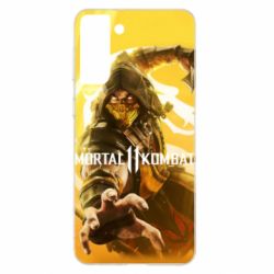 Чехол для Samsung S21+ Mortal kombat 11 Scorpio-PrintSalon Чехол для Samsung S21+ Mortal kombat 11 Scorpio