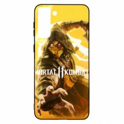 Чехол для Samsung S21 Ultra Mortal kombat 11 Scorpio - PrintSalon