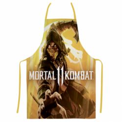 Фартук с 3D принтом Mortal kombat 11 Scorpio-PrintSalon Фартук с 3D принтом Mortal kombat 11 Scorpio