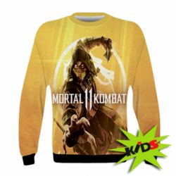 Детский 3D свитшот Mortal kombat 11 Scorpio - PrintSalon