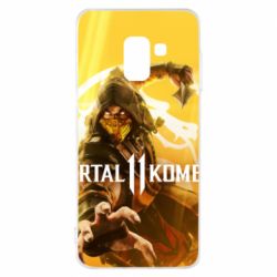 Чехол для Samsung A8 2018 Mortal kombat 11 Scorpio - PrintSalon