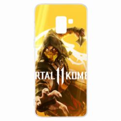Чехол для Samsung A8+ 2018 Mortal kombat 11 Scorpio - PrintSalon