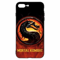 Чохол для iPhone 7 Plus Mortal kombat  logo and fire - PrintSalon