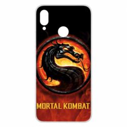 Чохол для Huawei P Smart Plus 2018 Mortal kombat  logo and fire - PrintSalon