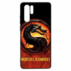 Чохол для Huawei P30 Pro Mortal kombat  logo and fire - PrintSalon