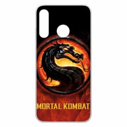 Чохол для Huawei P30 Lite Mortal kombat  logo and fire - PrintSalon