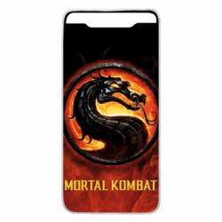 Чохол для Samsung A80 Mortal kombat  logo and fire - PrintSalon