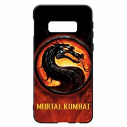 Чохол для Samsung S10e Mortal kombat  logo and fire - PrintSalon