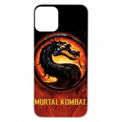 Чохол для iPhone 11 Mortal kombat  logo and fire - PrintSalon