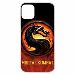 Чохол для iPhone 11 Pro Mortal kombat  logo and fire - PrintSalon