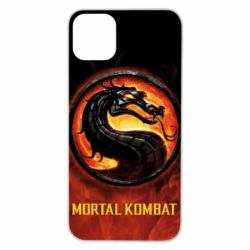 Чехол для iPhone 11 Pro Max Mortal kombat  logo and fire