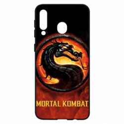 Чохол для Samsung M30 Mortal kombat  logo and fire - PrintSalon