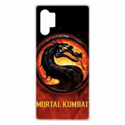 Чохол для Samsung Note 10 Plus Mortal kombat  logo and fire - PrintSalon