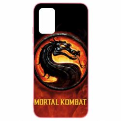 Чохол для Samsung A02s/M02s Mortal kombat  logo and fire - PrintSalon