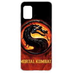 Чохол для Samsung A31 Mortal kombat  logo and fire - PrintSalon