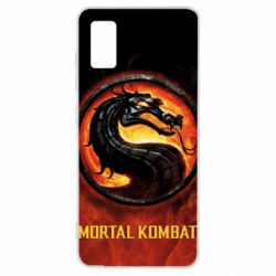 Чохол для Samsung A41 Mortal kombat  logo and fire - PrintSalon