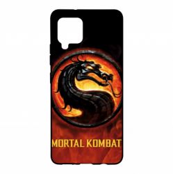 Чохол для Samsung A42 5G Mortal kombat  logo and fire - PrintSalon