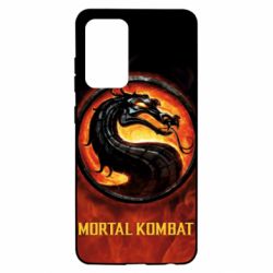 Чохол для Samsung A52 5G Mortal kombat  logo and fire - PrintSalon