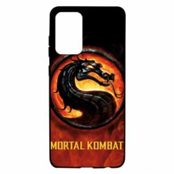 Чохол для Samsung A72 5G Mortal kombat  logo and fire - PrintSalon