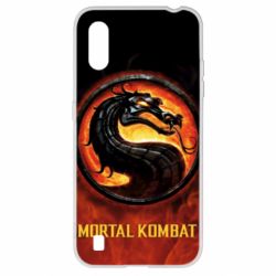 Чохол для Samsung A01 / M01 Mortal kombat  logo and fire - PrintSalon