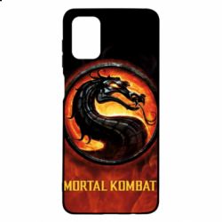 Чохол для Samsung M51 Mortal kombat  logo and fire - PrintSalon
