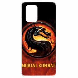 Чохол для Samsung S10 Lite Mortal kombat  logo and fire - PrintSalon