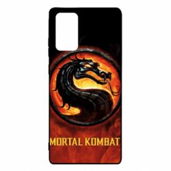 Чохол для Samsung Note 20 Mortal kombat  logo and fire - PrintSalon