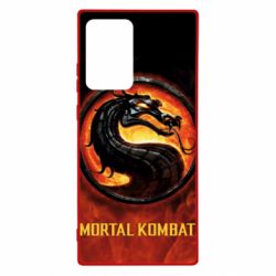 Чохол для Samsung Note 20 Ultra Mortal kombat  logo and fire - PrintSalon
