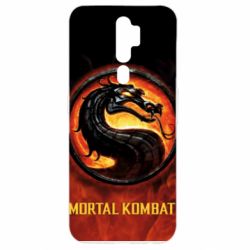 Чохол для Oppo A5/A9 2020 Mortal kombat  logo and fire - PrintSalon