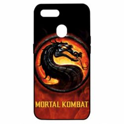 Чохол для Oppo A5s / A12Mortal kombat  logo and fire - PrintSalon