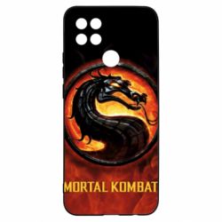 Чохол для Oppo A15s / A15 Mortal kombat  logo and fire - PrintSalon