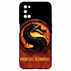 Чохол для Oppo A52 / A72 / A92Mortal kombat  logo and fire - PrintSalon