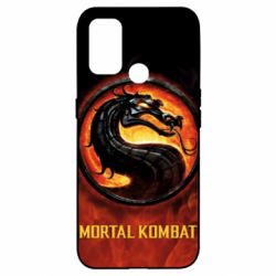 Чехол для Oppo A53/A32/A33 Mortal kombat  logo and fire