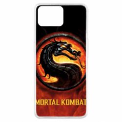 Чохол для Oppo A73Mortal kombat  logo and fire - PrintSalon