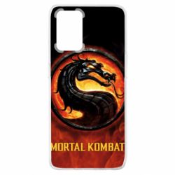 Чохол для Oppo A74 4G Mortal kombat  logo and fire - PrintSalon