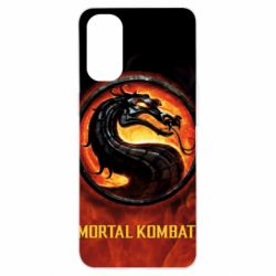 Чохол для Oppo Reno 4Mortal kombat  logo and fire - PrintSalon