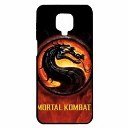 Чохол для Xiaomi Redmi Note 9S / 9Pro / 9Pro Max Mortal kombat  logo and fire - PrintSalon