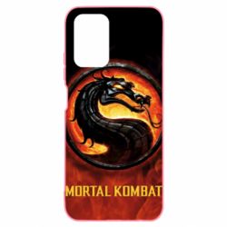 Чохол для Xiaomi Redmi Note 10 Mortal kombat  logo and fire - PrintSalon