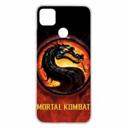Чохол для Xiaomi Redmi 9c Mortal kombat  logo and fire - PrintSalon