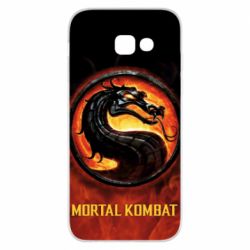 Чохол для Samsung A5 2017 Mortal kombat  logo and fire - PrintSalon