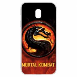 Чохол для Samsung J3 2017 Mortal kombat  logo and fire - PrintSalon