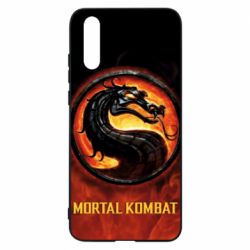 Чохол для Huawei P20 Mortal kombat  logo and fire - PrintSalon