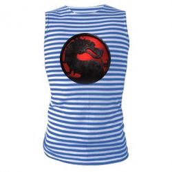 Майка-тільняшка Mortal Kombat Logo - PrintSalon