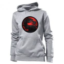 Худі жіноче Mortal Kombat Logo - PrintSalon