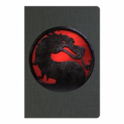 Блокнот з принтом Mortal Kombat Logo - PrintSalon