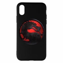 Чохол для iPhone X/Xs Mortal Kombat Logo - PrintSalon